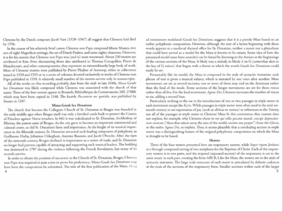 Music by Jacobus Clemens non Papa CD scores gallery preview page 4
