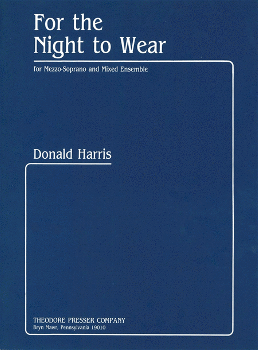 For the Night To Wear Chamber Music scores gallery preview page 1