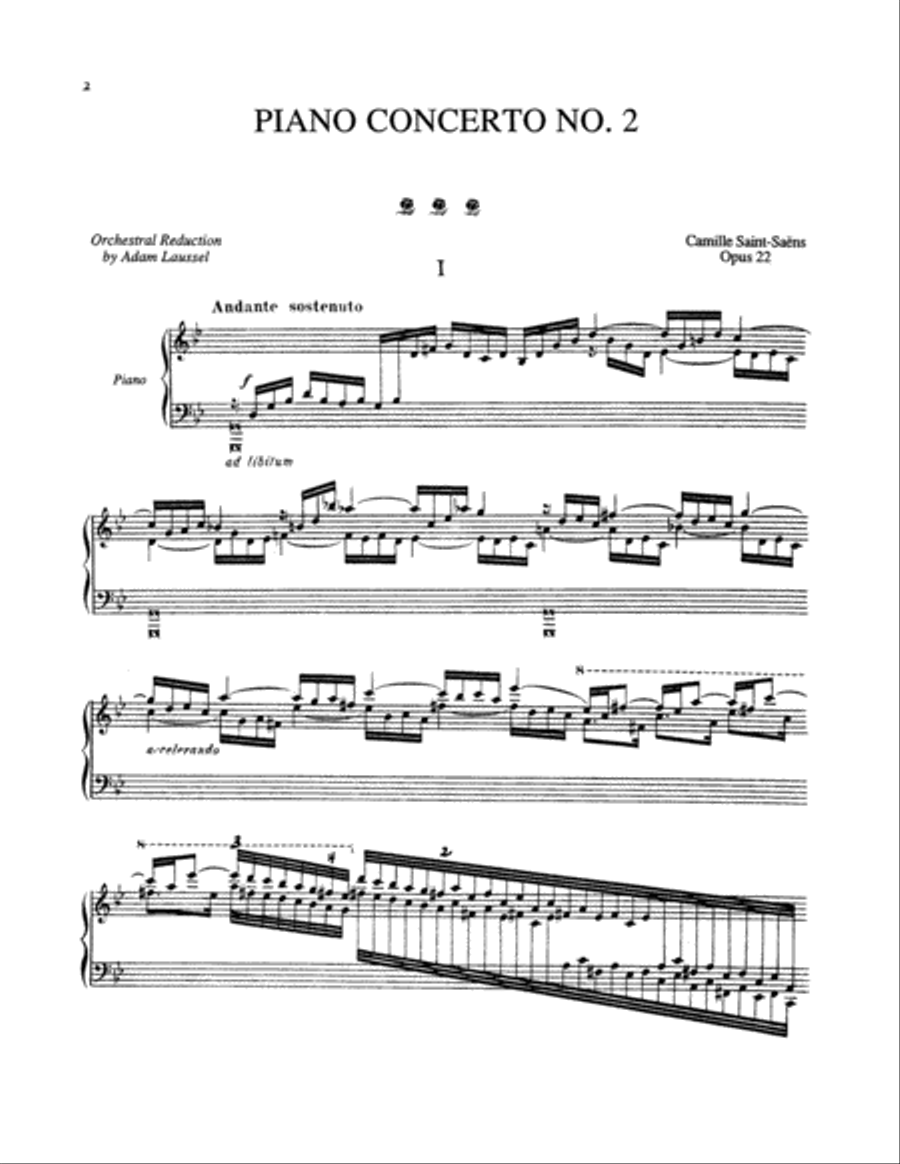 Piano Concerto No. 2 in G Minor, Op. 22 Small Ensemble scores gallery preview page 2
