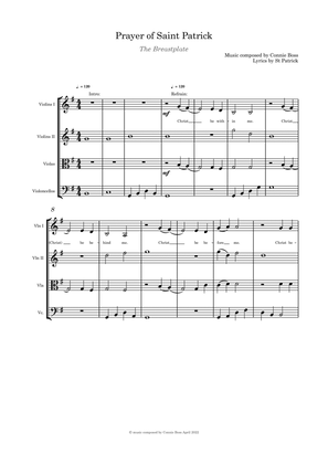 Prayer of Saint Patrick - The Breastplate - String quartet