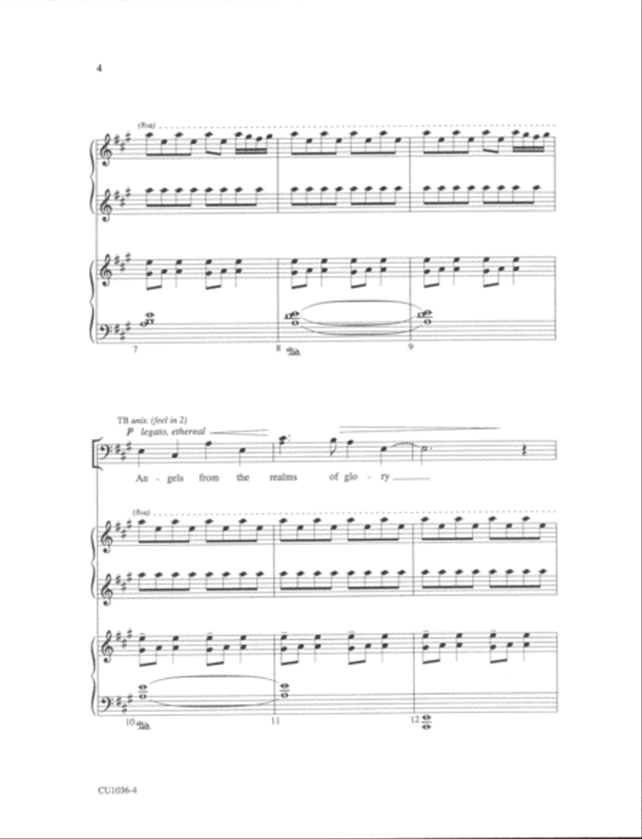 Angels from the Realms of Glory - TTBB TTBB scores gallery preview page 18