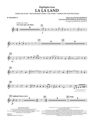 Highlights from La La Land - Bb Trumpet 2