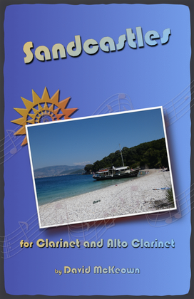 Book cover for Sandcastles for Clarinet and Alto Clarinet Duet