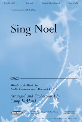 Book cover for Sing Noel - CD ChoralTrax