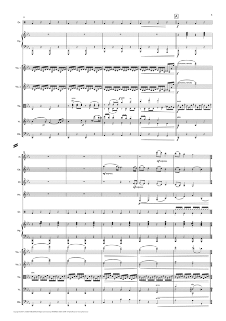 Succession Theme Large Ensemble scores gallery preview page 5