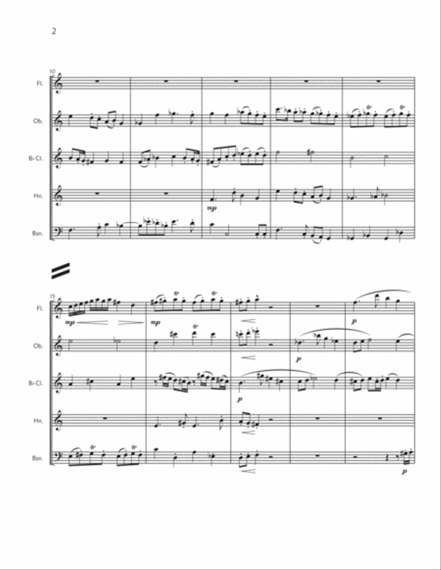 Vonnegut Trilogy Woodwind Quintet scores gallery preview page 6