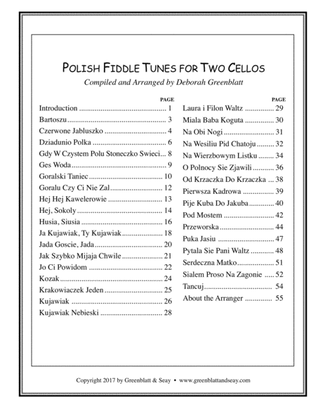 Polish Fiddle Tunes for Two Cellos