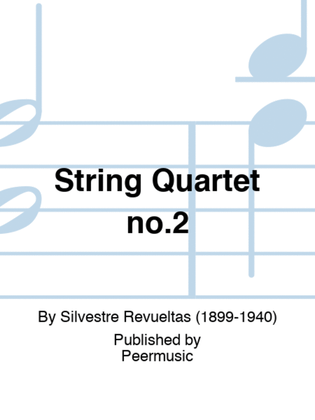 Book cover for String Quartet no.2