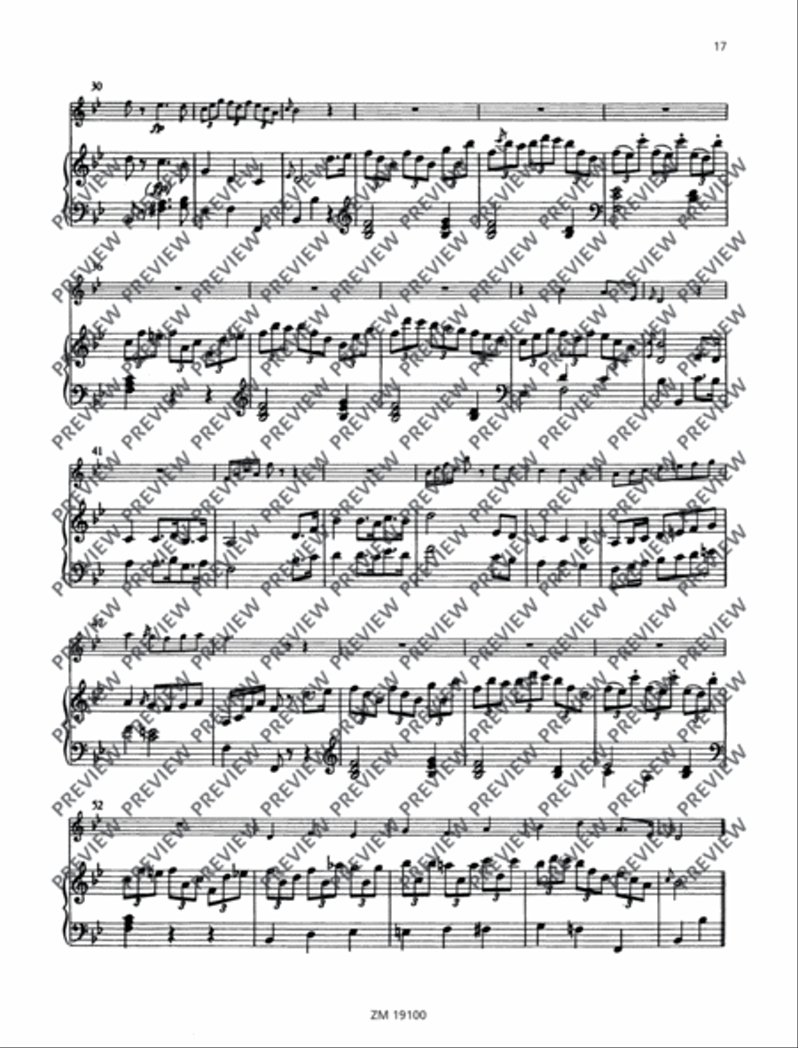 Sonata Sonata Flute Solo scores gallery preview page 18