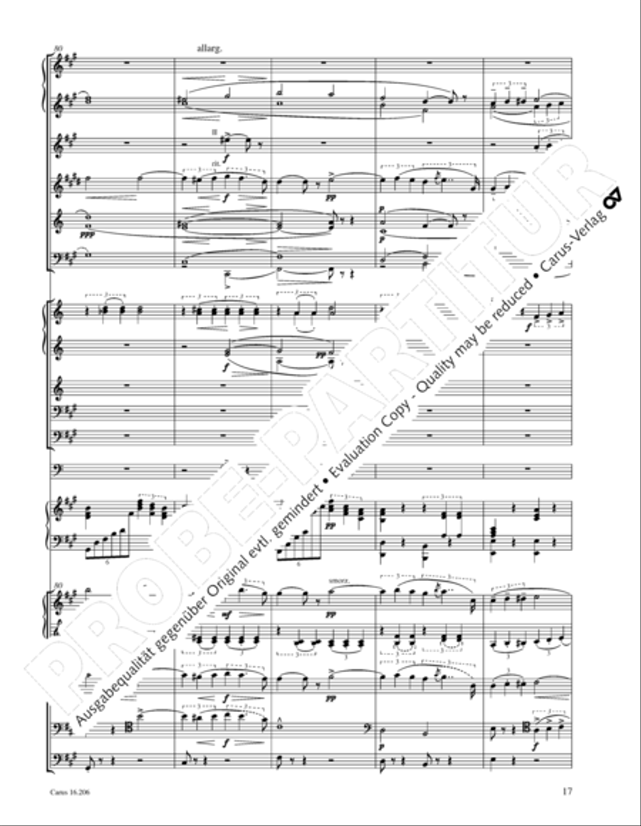 Preludio sinfonico Orchestra scores gallery preview page 18