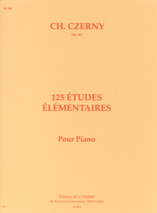 Etudes elementaires (125) Op. 261
