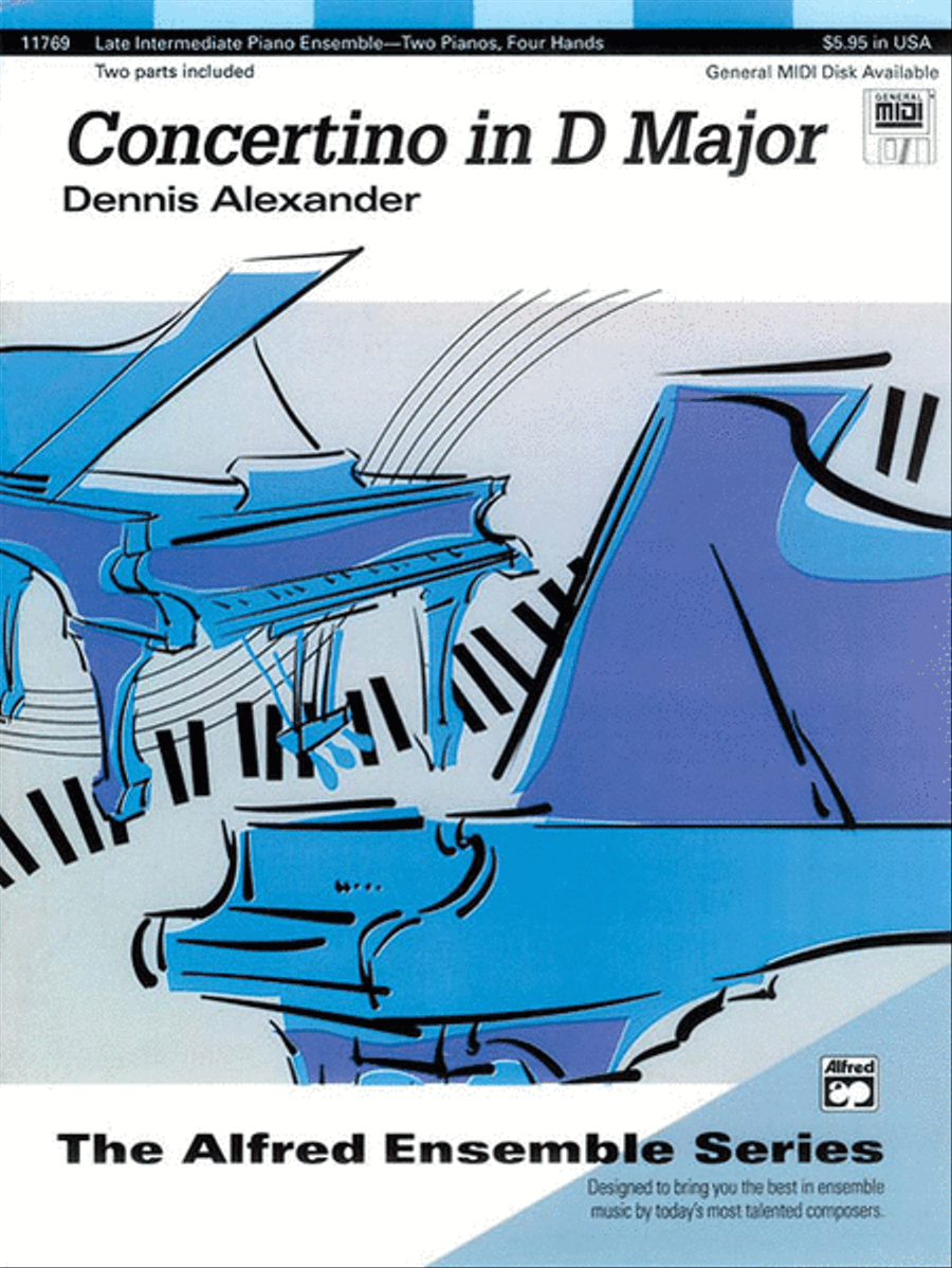 Concertino in D Major Small Ensemble scores gallery preview page 1