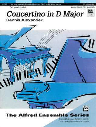 Book cover for Concertino in D Major