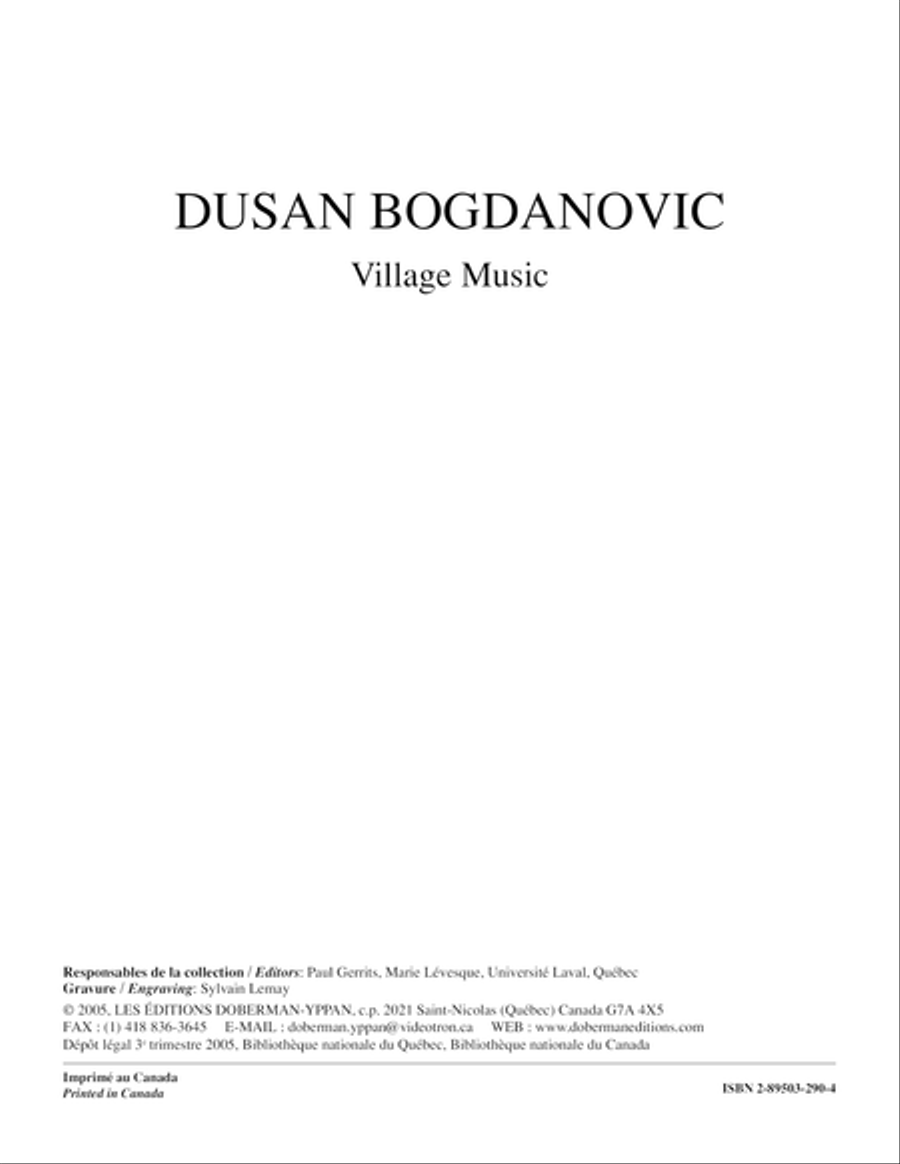 Village Music Village Music Classical Guitar scores gallery preview page 1