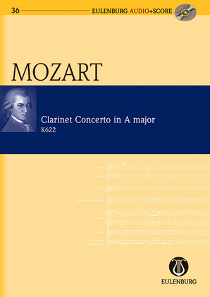 Book cover for Clarinet Concerto in A Major KV 622