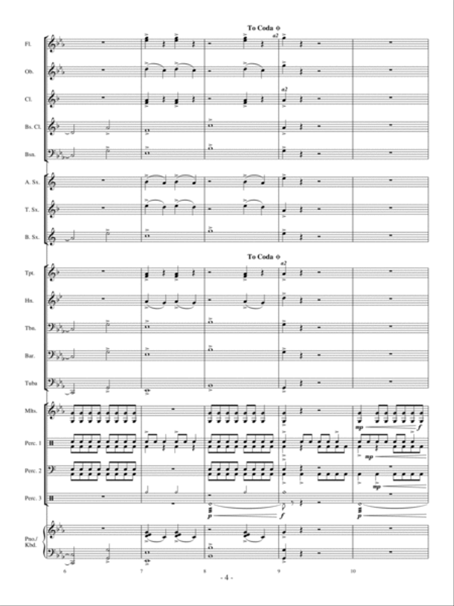 Barrage Concert Band scores gallery preview page 3