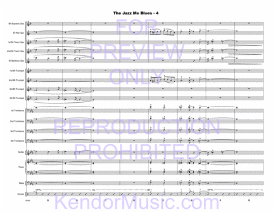 Jazz Me Blues, The Jazz Me Blues, The Choir scores gallery preview page 5