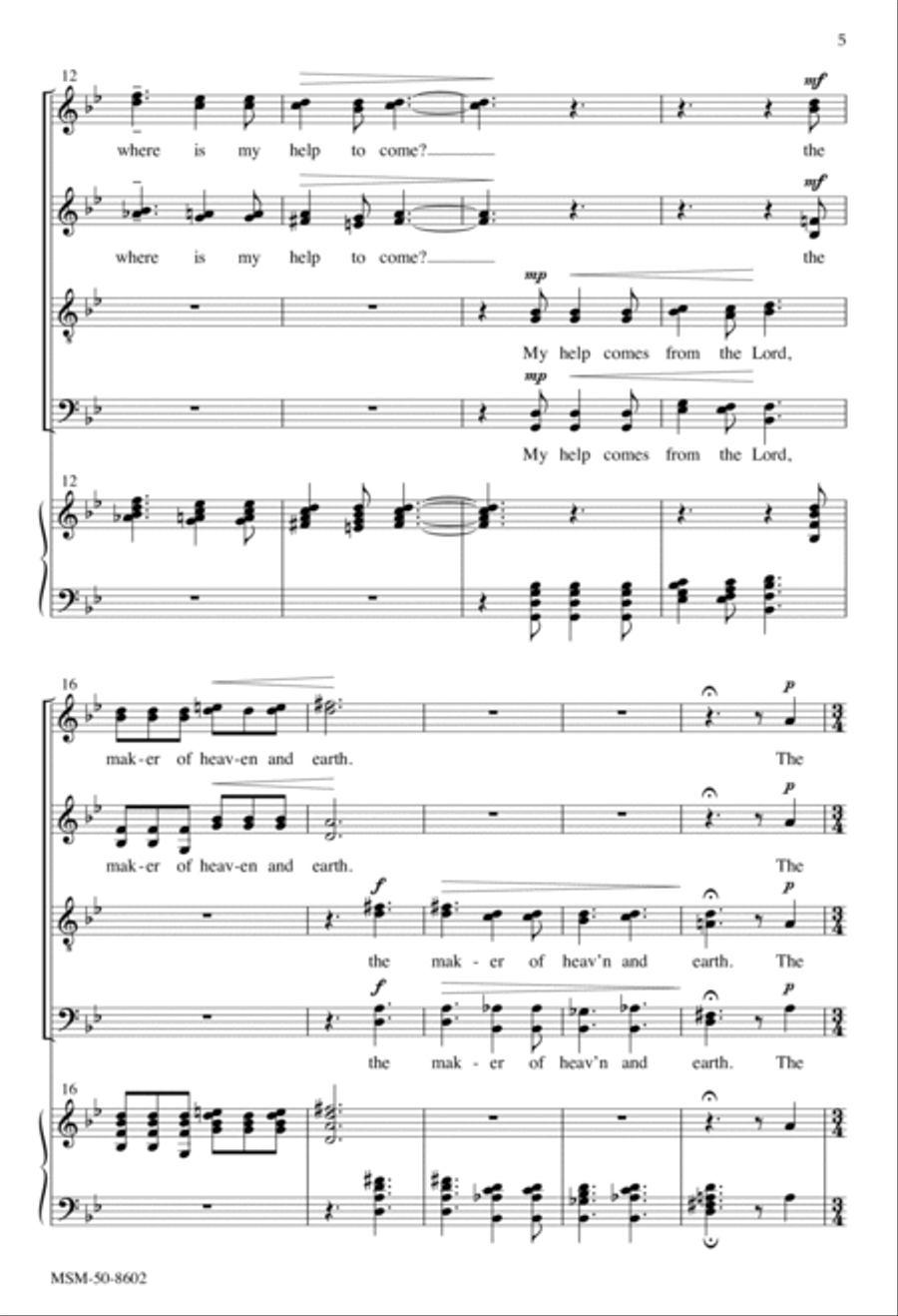 I Lift Up My Eyes Divisi scores gallery preview page 4