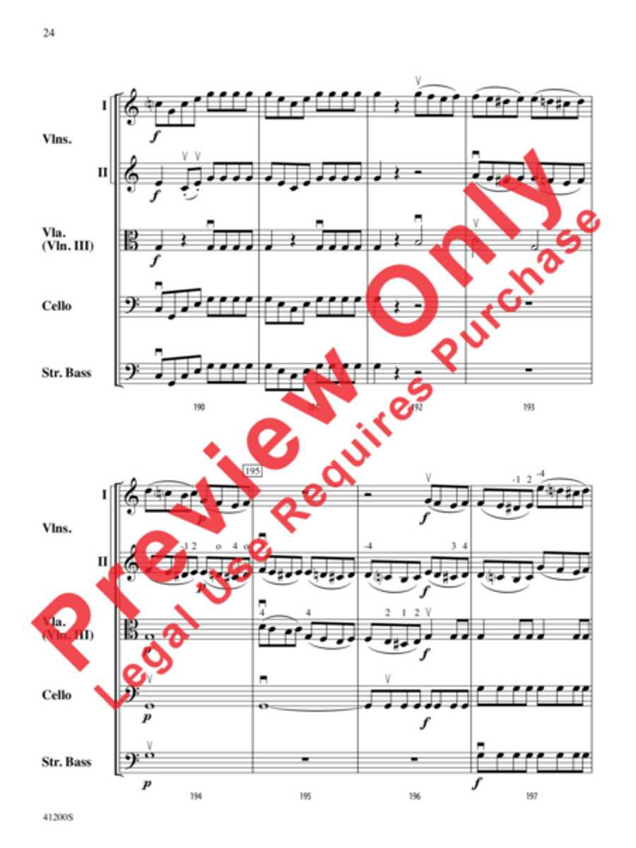 Allegro Molto Allegro Molto String Orchestra scores gallery preview page 25