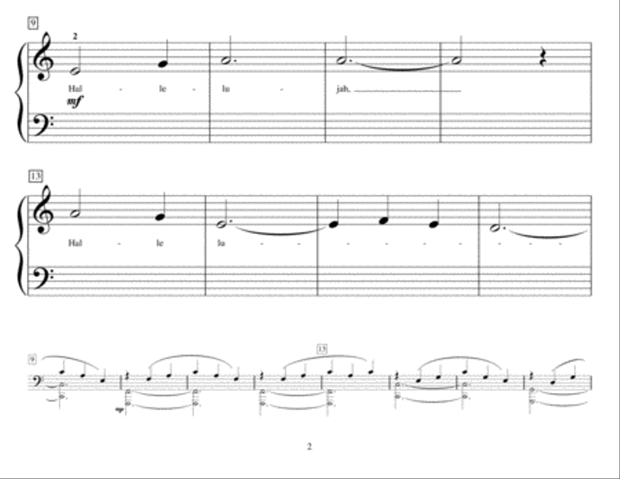 Hallelujah Piano Method scores gallery preview page 2