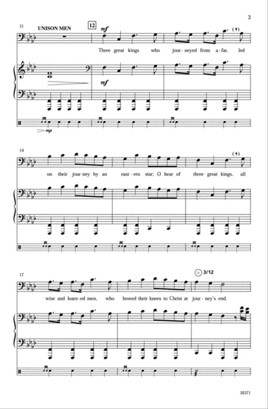 Journey of the Kings 4-Part scores gallery preview page 3
