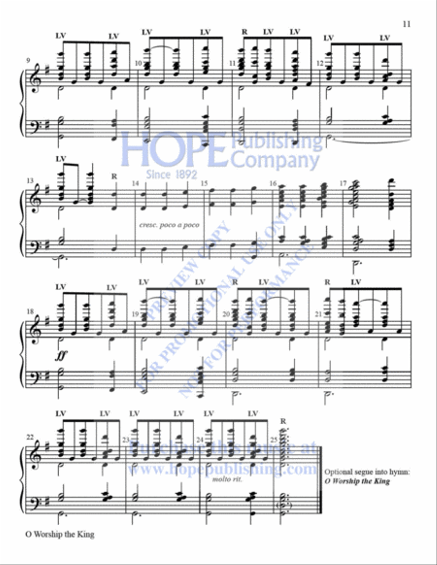 WORSHIP OPENERS: Handbell Introits, Vol 1 Handbell Choir scores gallery preview page 12