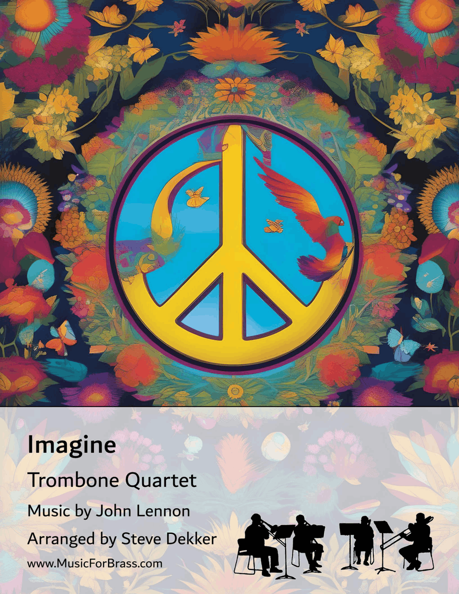 Imagine by John Lennon Brass Quartet - Digital Sheet Music