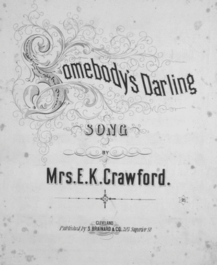 Book cover for Somebody's Darling. Song