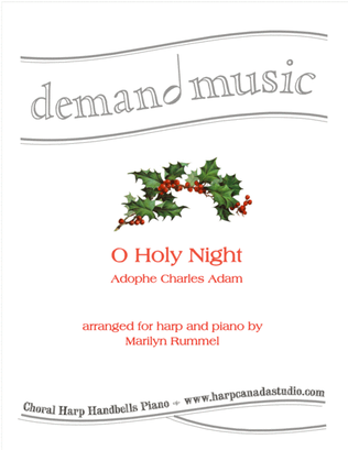 Book cover for O Holy Night - Piano and Harp Duet
