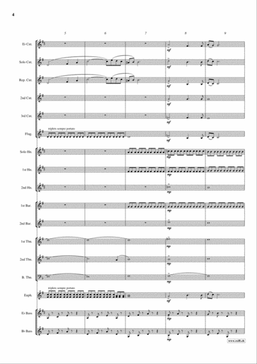 Elvira Madigan Elvira Madigan Brass Band scores gallery preview page 5