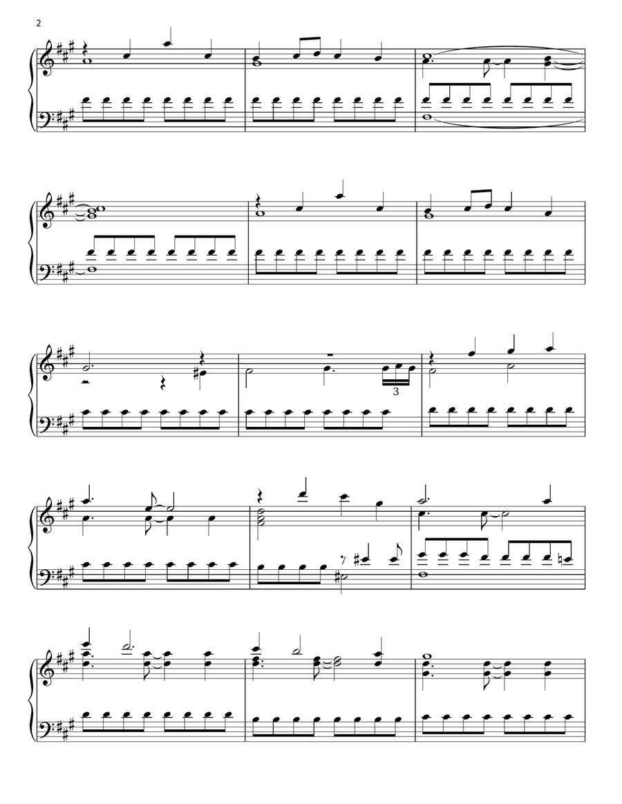Standing The Storm Standing The Storm Piano Solo scores gallery preview page 2