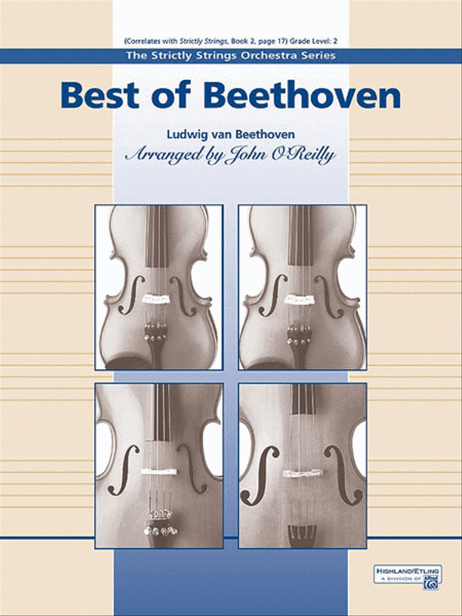 Best of Beethoven by Ludwig van Beethoven String Orchestra - Sheet Music