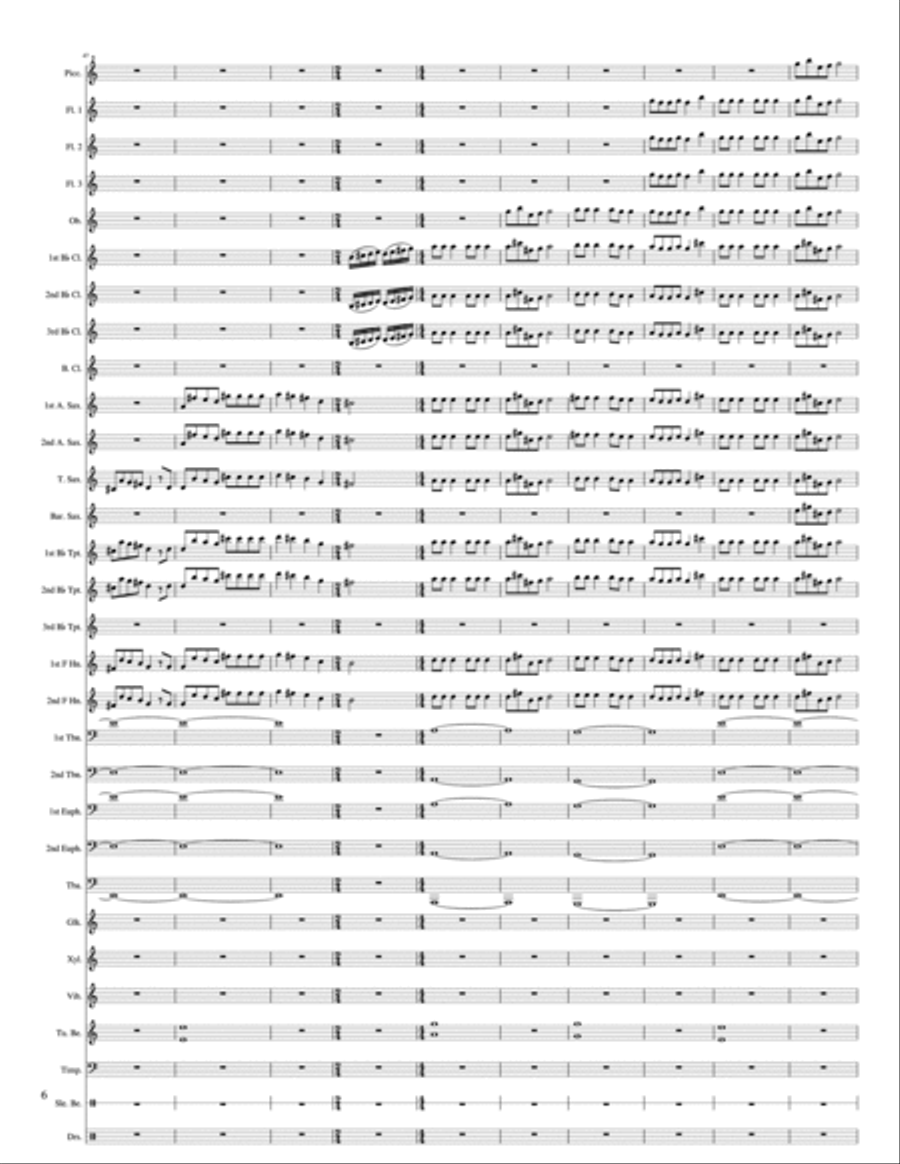 When The Sleigh Ride Ends... (Variations on Jingle Bells) Concert Band scores gallery preview page 6