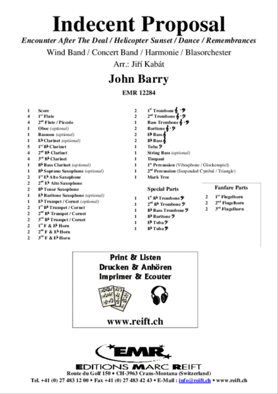 Indecent Proposal Concert Band scores gallery preview page 2