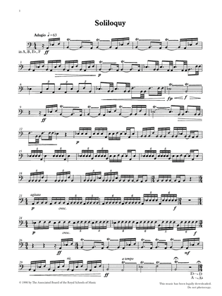 Soliloquy from Graded Music for Timpani, Book IV
