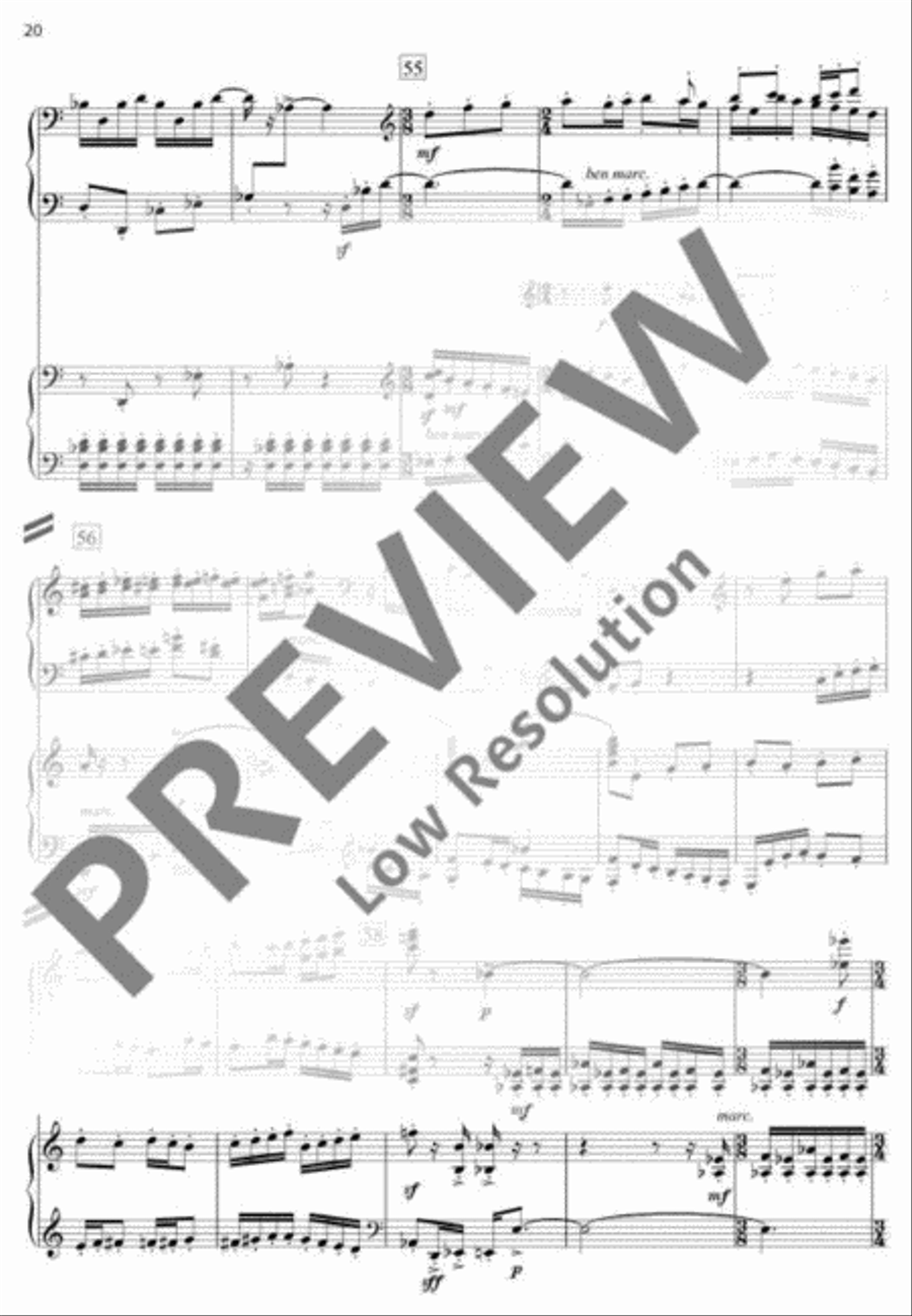 Symphony in Three Movements Piano scores gallery preview page 21