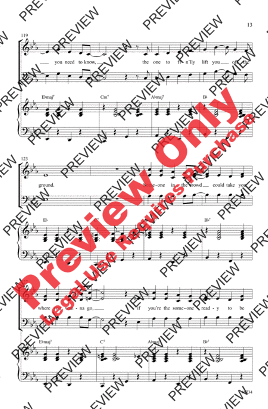 Someone in the Crowd 3-Part scores gallery preview page 13