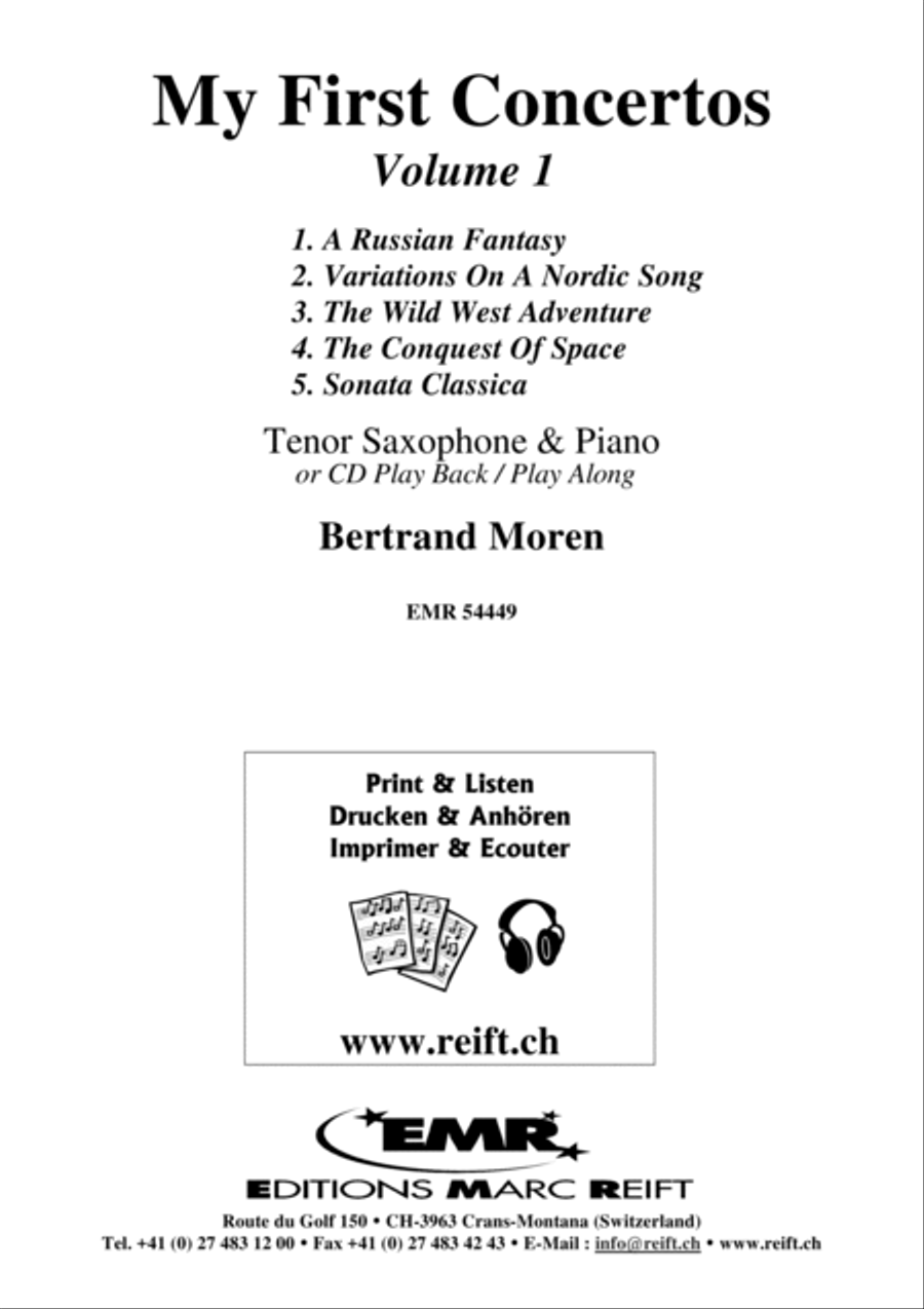 My First Concertos Volume 1 Tenor Saxophone scores gallery preview page 2