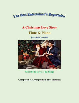 Book cover for "A Christmas Love Story" for Flute and Piano"-Video