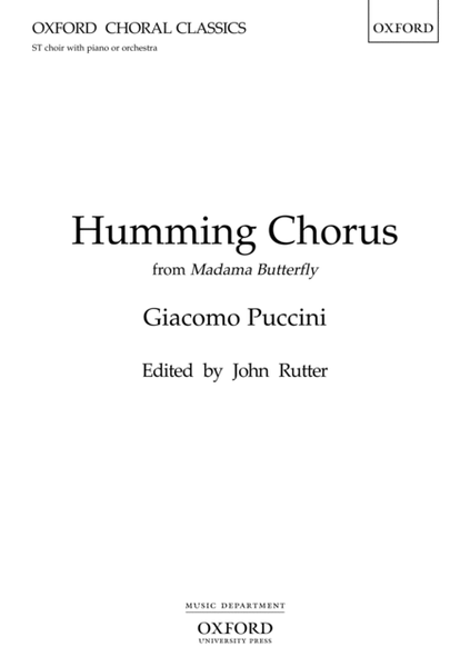 Humming Chorus from Madama Butterfly