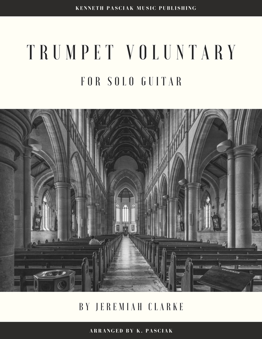 Trumpet Voluntary (for Solo Guitar) Trumpet Solo scores gallery preview page 1
