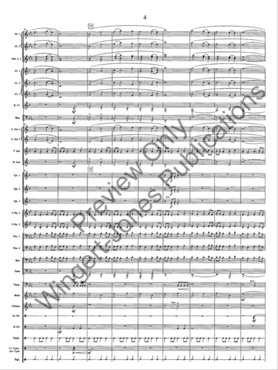 Emblem Of Freedom Emblem Of Freedom Concert Band scores gallery preview page 7