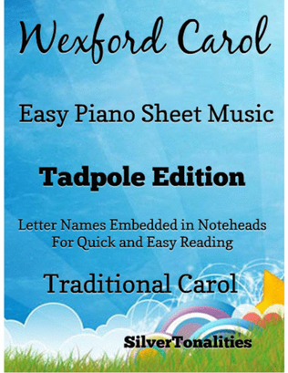 Book cover for Wexford Carol Easy Piano Sheet Music 2nd Edition