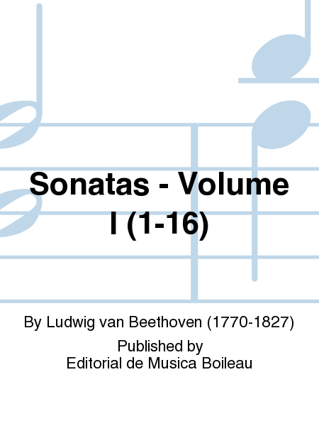 Sonatas - Volume I (1-16)