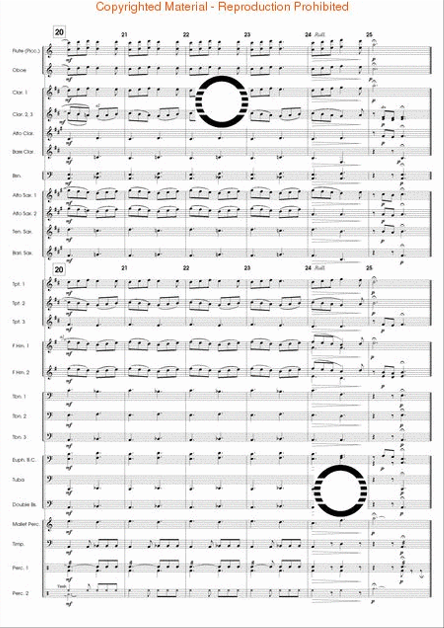 Articulation Studies Concert Band scores gallery preview page 48