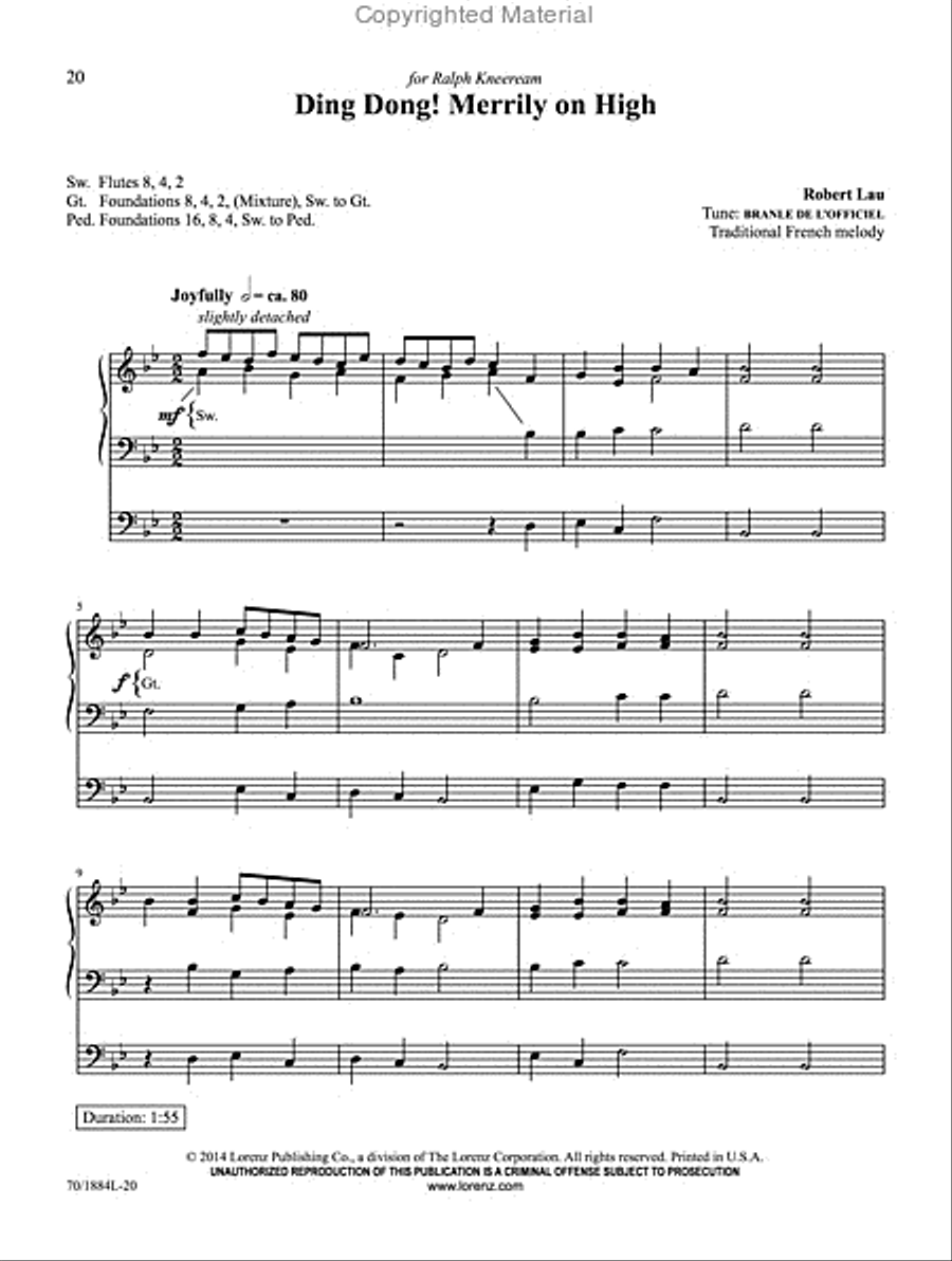 Carols A to Z Organ Solo scores gallery preview page 2