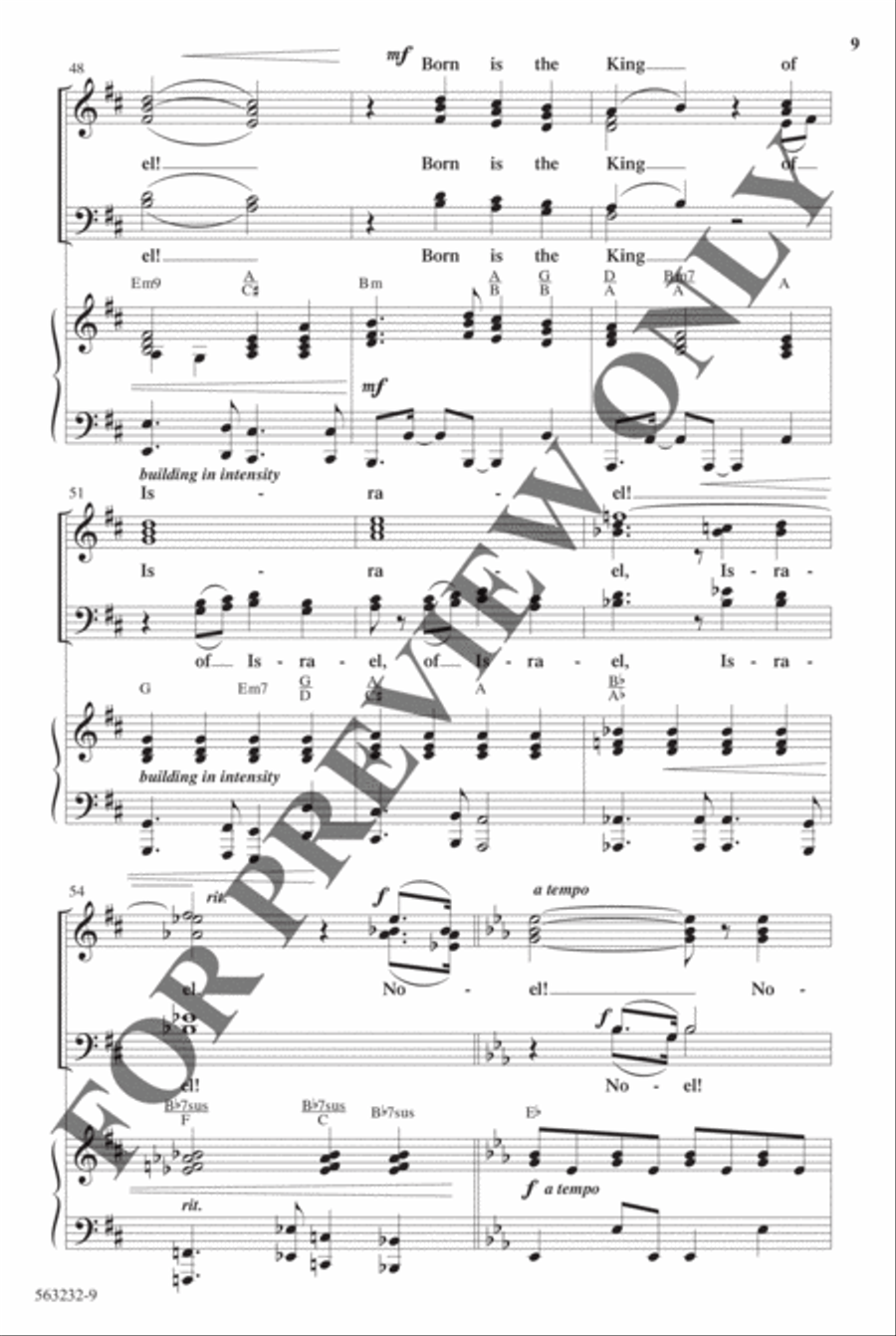 Noel - Anthem Noel - Anthem Choir scores gallery preview page 9