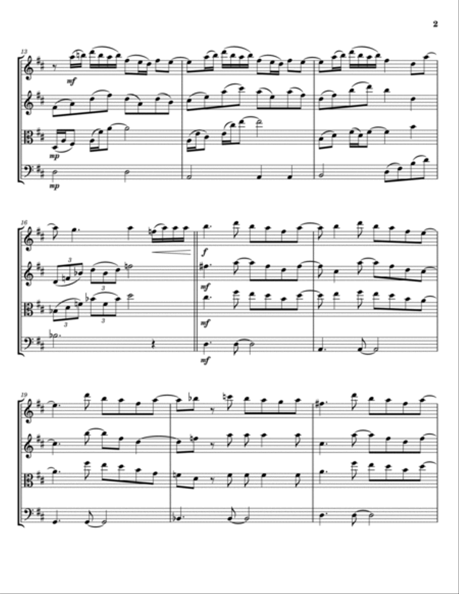 Best Part String Quartet scores gallery preview page 2