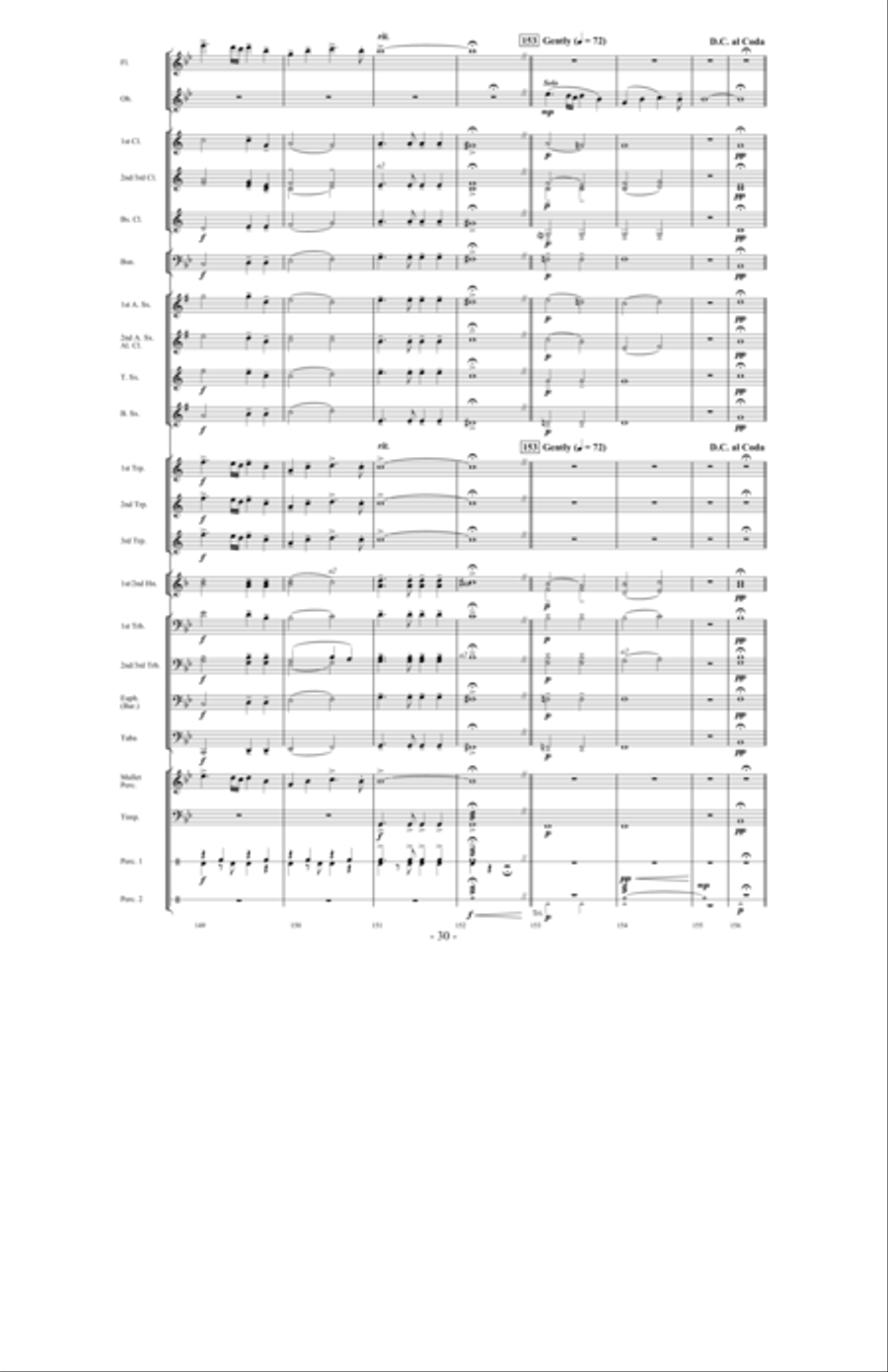 Return of the Crusaders Concert Band scores gallery preview page 29