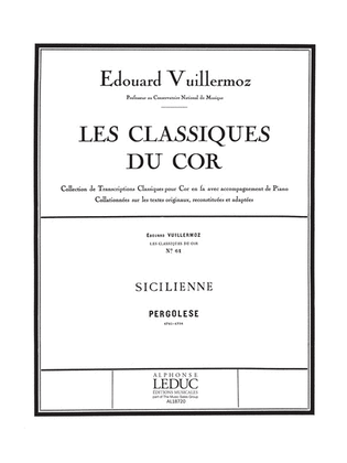 Book cover for Sicilienne - Classiques No. 61